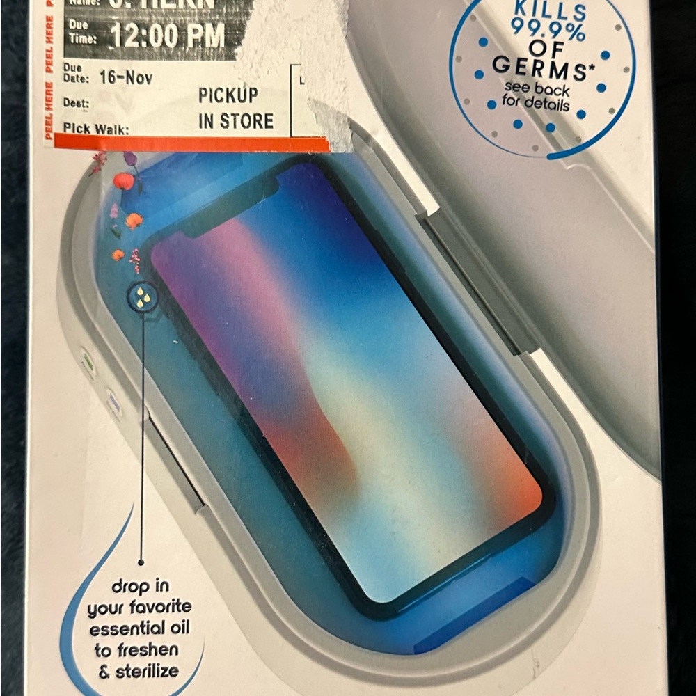 UV Sanitizer and Charger - White